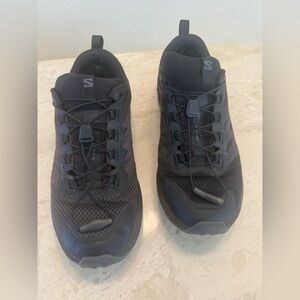 Salomon Trail Running Shoe Sense Ride 5 Gore-Tex Men's 8.5 Black/Magnet/Black